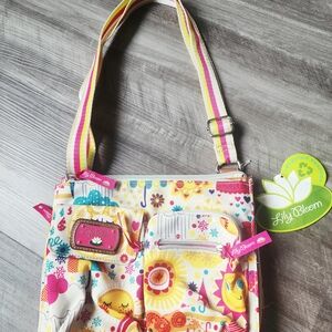 Lily Bloom Colorful Recycled Bottle Crossbody Bag